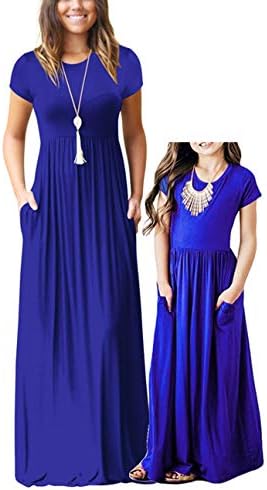 Family Matching Maxi Dresses 