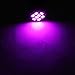 Partsam 10PCS Car Interior Dome Map Lights 8-3020-SMD T10 Wedge 194 168 W5W 158 2825 Purple LED Bulbs