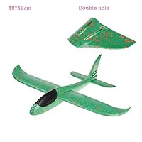 LPL33USA Medium 15 x 15 inches Hand Throw DIY Flying Glider Planes Toys for Children Party and Gift (Aeroplane (Green, Medium)