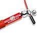 Garage Fit Speed Jump Rope - Cable Jump Rope - Speed Rope - Jumping Ropes for Fitness with Carry Bag (Red)
