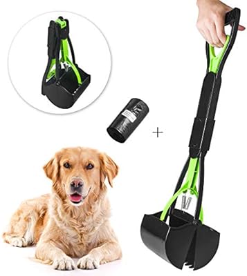 out one handed dog poop scoop