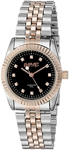 August steiner women s as8046ttr diamond accented black…