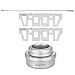 TOMSHOO Titanium Camping Stove Titanium Cup Mug Pot Compact Durable Portable Camping Cookware Mess Kit with Pot Spork Pan Water Bottle(Optional) (Titanium Camping Stove)