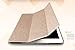 Furivy Slim Smart Magnetic Silk Leather Case Cover for Apple iPad Mini / iPad Mini 2 / iPad Mini 3 Gold