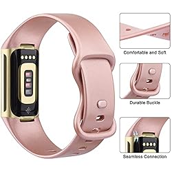 Meliya Replacement Silicone Wristbands for Fitbit