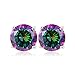CZ Earring Platinum Plated 2.75 Carat Swiss Cubic Zirconia Stud Earrings