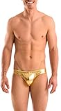 Gary Majdell Sport Mens Liquid Metallic Contour Pouch Bikini Swimsuit