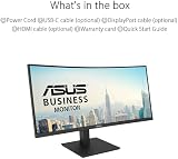 ASUS 34" Ultrawide Curved USB-C Docking Monitor VA34VCPSN QHD 100Hz Adaptive view 7