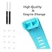 TECKMICO Garmin Vivosmart HR Bands,6PCS Colorful Replacement Bands for Garmin Vivosmart HR,NO Tracker (6-Pack, Buckle Design)