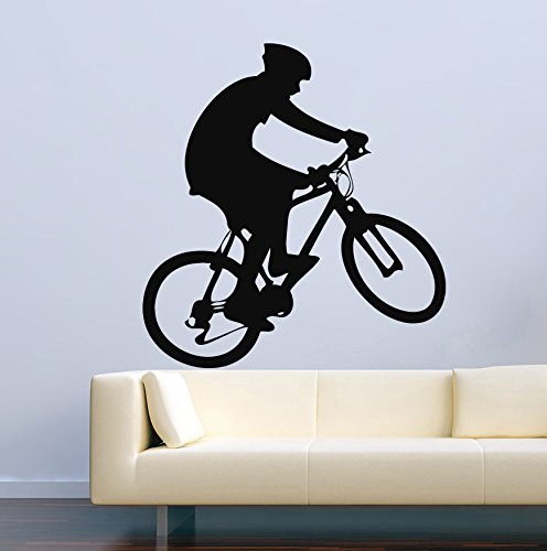 スポーツbmxバイク自転車ビニール壁デカール子供の部屋のインテリアステッカーmk0951 B06xjw6sqj ウォールステッカー 人気スポー新作