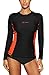 ALove Women's Long Sleeve Rash Guard UPF 50+ Swim Shirt UV Athletic Tops