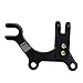 Alonea New Adjustable Bicycle Bike Disc Brake Bracket Frame Adaptor Mounting Holder (Black)