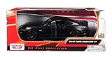 2018 Ford Mustang GT 5.0 Matt Black with Black Wheels 1/24 Diecast Model Car by Motormax 79352