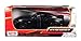 2018 Ford Mustang GT 5.0 Matt Black with Black Wheels 1/24 Diecast Model Car by Motormax 79352