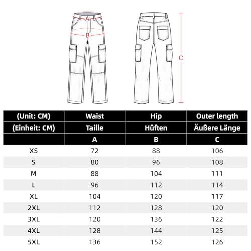 WORK IDEA Pantalones de Trabajo Camuflaje Hombre - Refuerzo en Rodillas con Bolsillos Internos y Corte Ergonomico