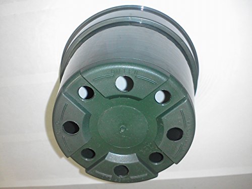 30 NEW 4 Inch Dillen Plastic Nursery Pots - Azalea Style ~ Pots ARE 4 Inch Round At the Top and 2.8 Inch Deep. Color: Green