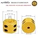 AUTMATCH Winch Cable Hook Stopper (2 Pack) Silicone Rubber Shock Absorbent Winch Stopper Best Winch Accessories for Wire & Synthetic Cables ATV UTV Prevent Pulling Eliminate Abrasion Bouncing Yellow