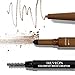 Revlon ColorStay Brow Creator, 2-in-1 Precise Eyebrow Pencil & Powder with Spoolie Brush, Waterproof, Stocking Stuffer for Her, 605 Soft Brown, 0.003 oz