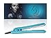 Bebella Color Collection Professional Salon Pure Onyx Ceramic Plates Hair Straightener Flat Iron, 1.25