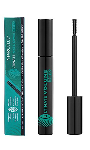 Marcelle Ultimate Volume Nano Mascara, Blackest Black, 0.25 Ounce