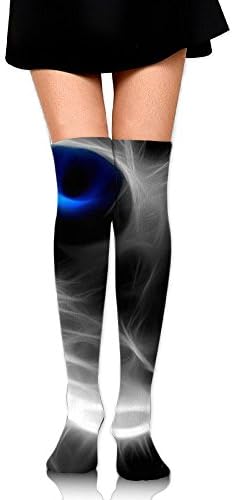 Siamese Kitten Cat Knee High Compression Socks Sweat Uptake Soft Running For Girls Long Socks