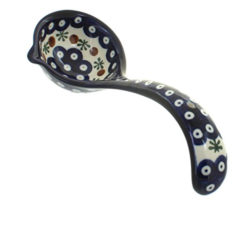 Polish Pottery Nature Soup Ladle