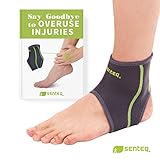 SENTEQ Ankle Brace - Breathable Neoprene Sleeve Provides Support, Compression and Pain Relief. Medical Grade and FDA Approved for Sprains, Strains, Arthritis and Torn Tendons. (XL)