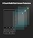 Ringke Invisible Defender Full Coverage 3 Pack Compatible with BlackBerry KEY2 Screen Protector Edge to Edge Curved Side Coverage Case Compatible Scratch Resistant Super Thin HD Clearness Film