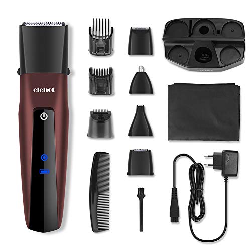 ELEHOT Hair Clipper Trimmer 5 in 1 Multifunctional Beard Grooming&Trimmer Kit with LCD Display, Repl - //coolthings.us