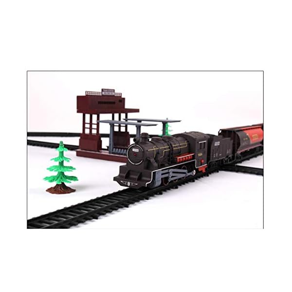 Seciie 1/87 Modelleisenbahn Set, Spur H0 Modelleisenbahn Lokomotive H0 Zug Modell für Modellbahn Einsteiger – Bild 3