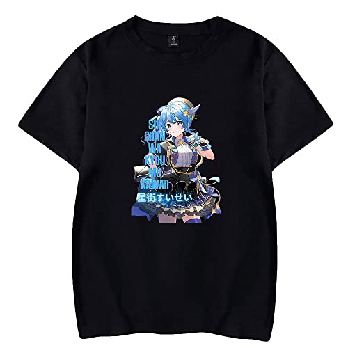 YUYEADZ Hoshimachi Suisei T-Shirt Women Men