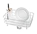simplehuman Kitchen Slim Wire Frame Dish Rack With Removable Spout, Stainless Steel