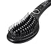 MHU Pro Ionic Hair Straightening Brush Anti-scald Hair Straightener Ceramic Hair Straightening Brush and Comb Temperature Lock & Auto Shut off LED Display 2.65m Cable,Black