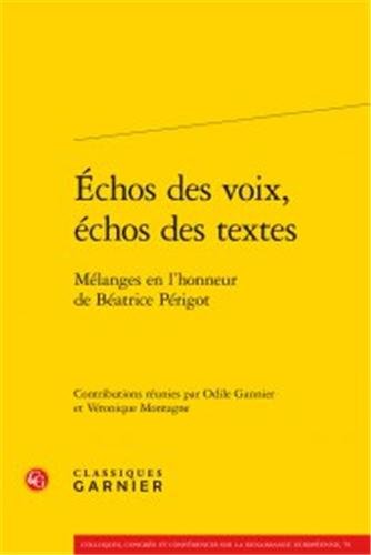 Échos des voix, échos des textes
