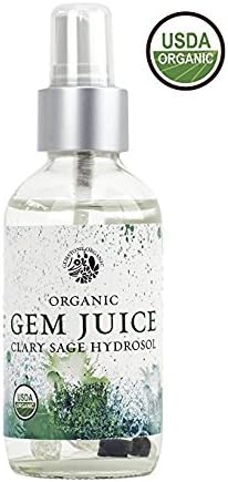Organic Clary Sage Hydrosol - Gem Juice (2 oz)