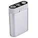 Ewarmer Hand Warmers/Power Bank 7800mAh, Rechargeable Hand Warmer, 7800mah Portable USB Hand Warmer /Power Bank 7800, Portable Battery Charger with LED Flashlight for Cold Winter (Silver)
