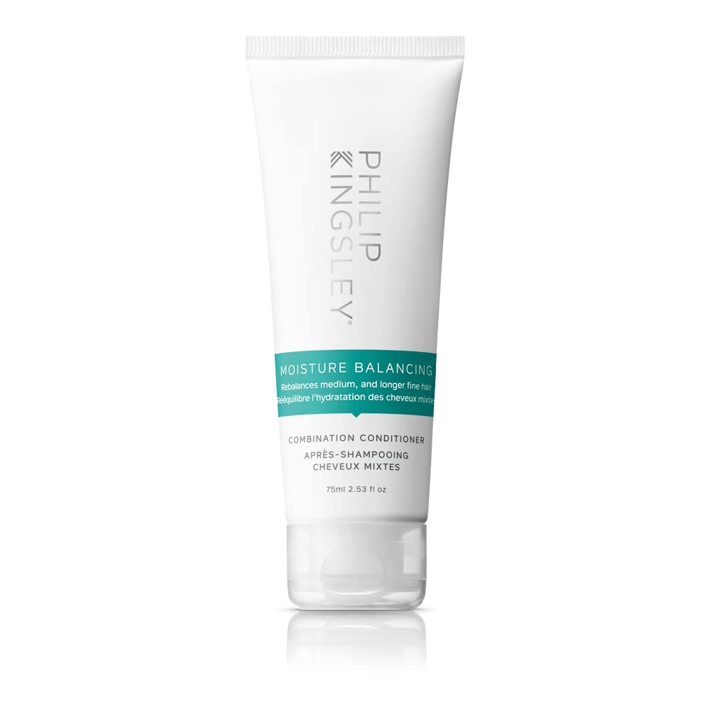 Philip Kingsley | Moisture Balancing Combination Conditioner | Restore Your Hair's Shine, Softness and Hydration | Nourishing Hydration and Moisturizing for Dry Hair | 75ml