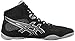 ASICS Men's Snapdown Wrestling Shoe, Black/Silver, 7 M US