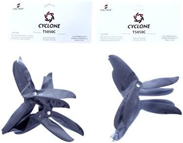 8 PCS. DAL PROP T5050C (5 x 5.0 x 3) Tri Blade. Black (4 CW, 4 CCW)
