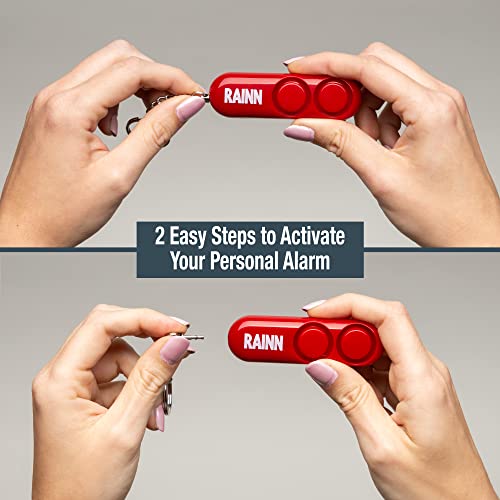 SABRE Personal Alarm With Key Ring, 120dB Alarm, Audible Up To 1,280