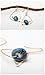 Vintage Earrings, Anchilly Natural Stone Earrings Gold Plated Triangle With Blue Rock Dangling Earrings Fashion Jewelry (Blue)