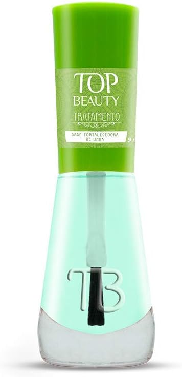 Esmalte New Top Beauty 9Ml Tratamento - 006 - Base Fortalecedor, Top Beauty