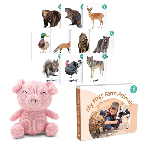 Storypod Farm & Forest Animals Set for The Learning-First Audio Play System | Content for Age 2 Years | SEL Audio Learning & Interactive Fun