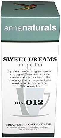 Organic Sleep Tea - Sweet Dreams Tea - For a Quicker and Better Sleep - 26 Bags