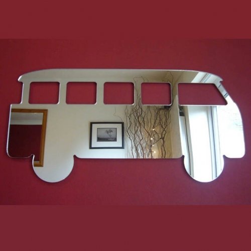 Super Cool Creations Camper Van Mirror 20cm x 10cm