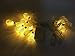 Baihemiya Gold Moroccan LED String Lights Curtain Christmas Light for Indoor, Bedroom, Patio, Lawn, Landscape, Fairy Garden, Home, Wedding, Holiday, Christmas Tree, Halloween, Party (Length 4m)