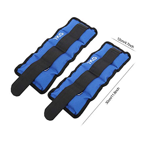 DEWIN-2Pcs-Weight-Bag-1KG-Leg-Ankle-Wrist-Bag-Weights-Strap-Training-Equipment-for-Gym-Fitness-Yoga-Running-Cycling