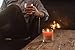 Man Cave Candle in Reusable 8 oz Whiskey Glass - Scented with Masculine Acqua di Gio Fragrance - for the Cool Modern Stylish Classy Sophisticated Gentleman Hand Made in USA