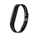 LEEFOX Compatible with Flex 2 band, Adjustable Replacement for Flex 2 Accessory Silicon Wristband w/ Fastener Clasp Fitness Strap for Original Flex 2, Black, Small(Psalm 23-3)