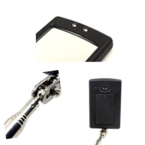 Inspection Mirror Telescopic LED lighting 360 degree flexible rotation for additional viewing - Thumbnail 4